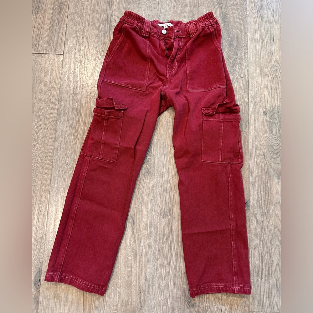 Pacsun Red Cargo Pants